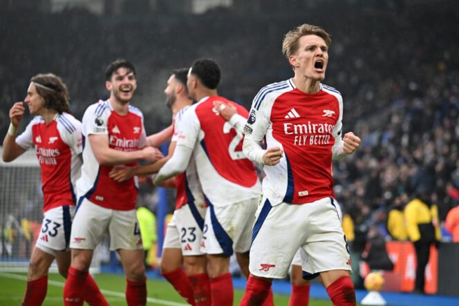 
					Arsenal Berhasil Pecundangi Leicester City di Kandangnya