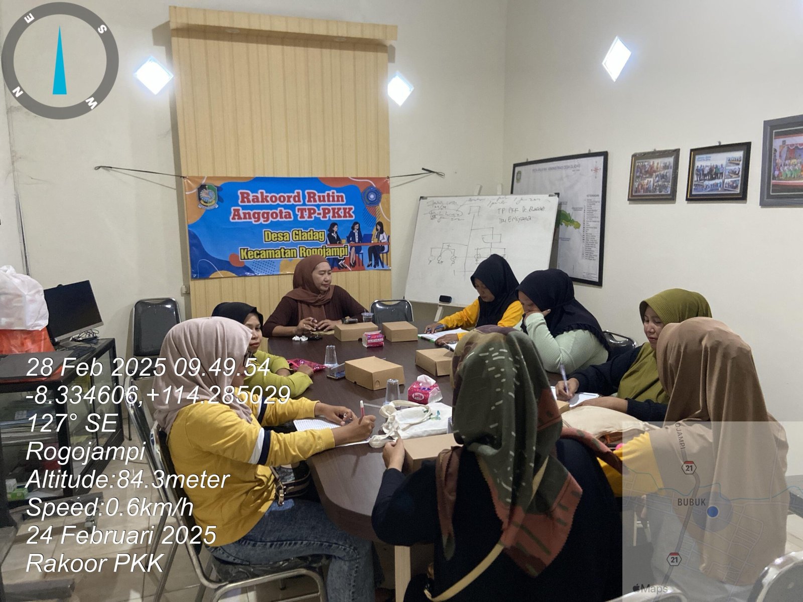 Rakor TP-PKK Desa Gladag: Optimalisasi DAWIS dan ILP Posyandu