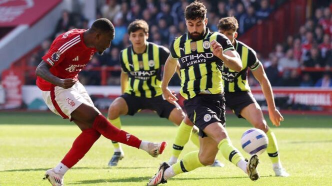 
					Nottingham Forest Hempaskan Manchester City dengan Skor 1-0