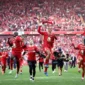 Liverpool berhasil mengunci gelar juara Liga Inggris setelah mempecundangi Tottenham Hotspur 5 - 1 di Anfield, 27 April 2025.
