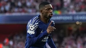 PSG Unggul Tipis atas Arsenal Lewat Gol Cepat Dembélé