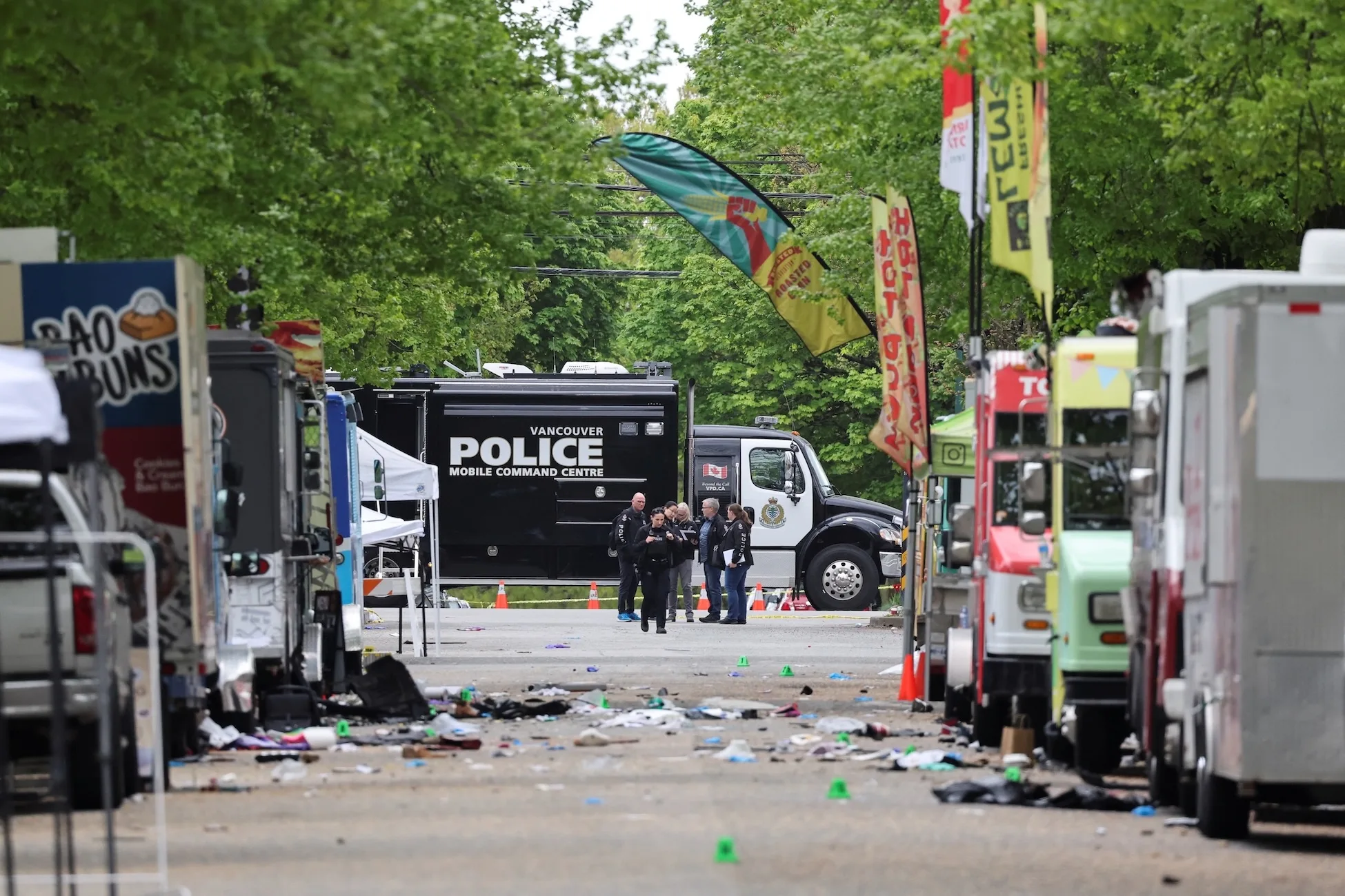 Lokasi kejadian tragedi Festival Filipina di Vancouver, Kanada.