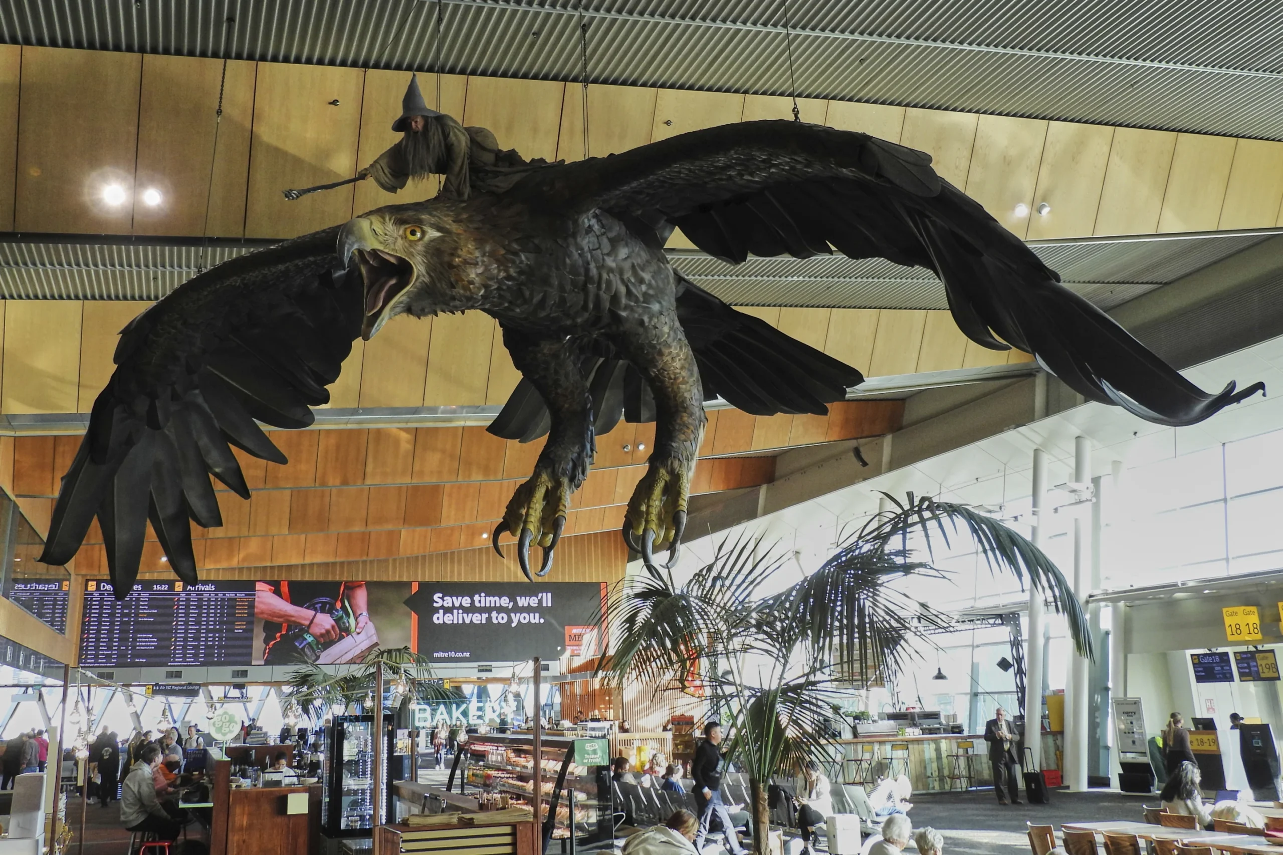 Bandara Wellington Lepas Elang Raksasa Gandalf