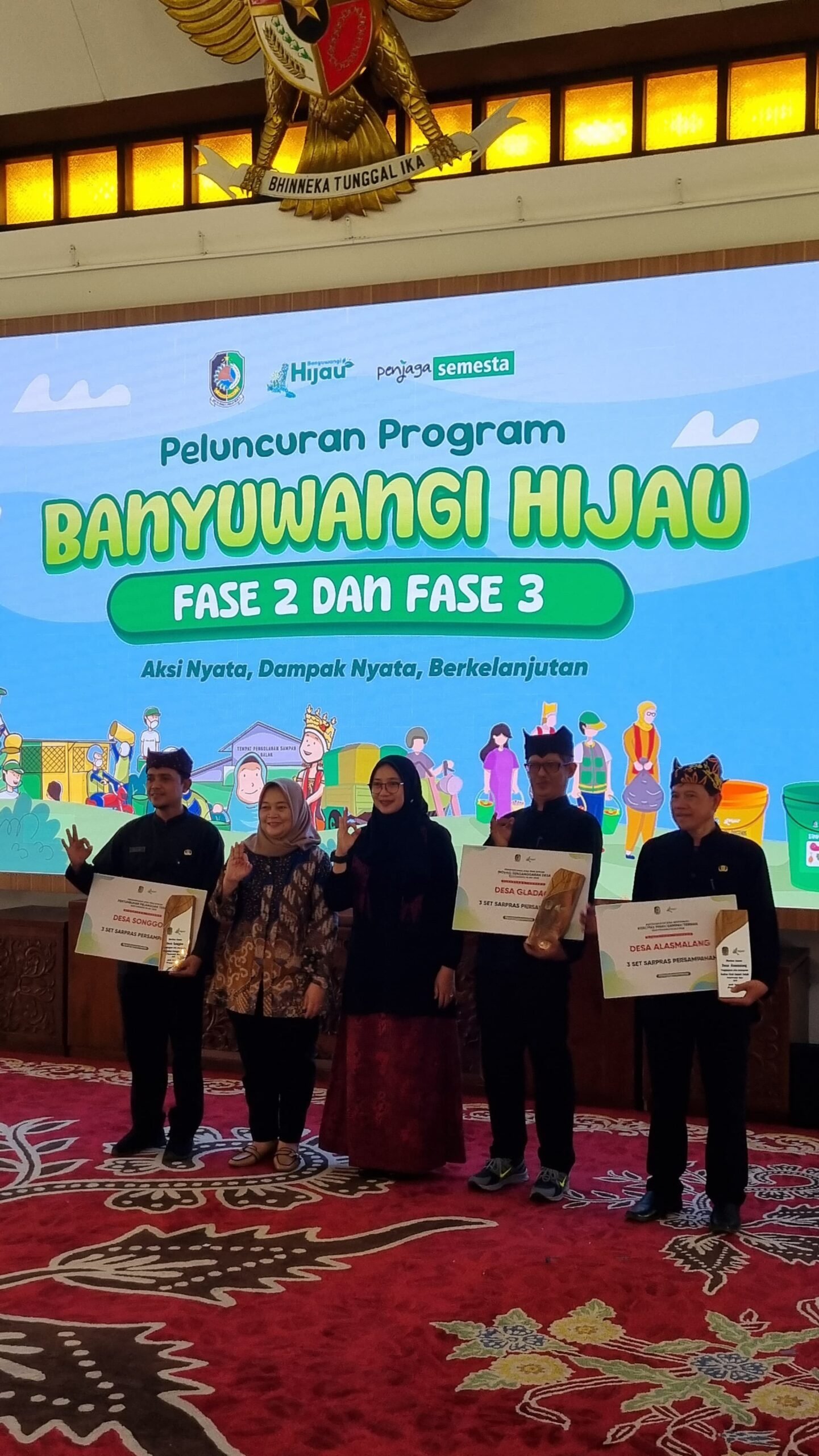 Desa Gladag Raih Penghargaan Inovasi Penganggaran Desa untuk Banyuwangi Hijau 2025