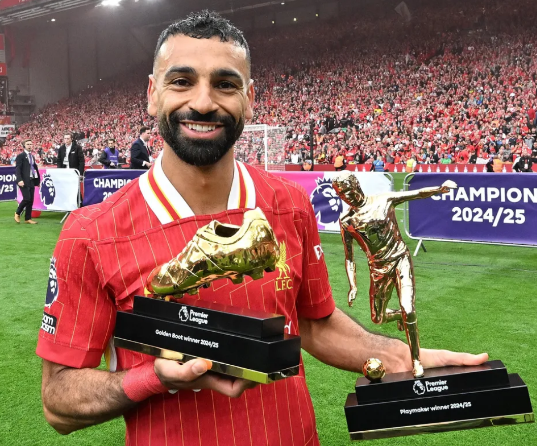 Mohamed Salah, cetak sejarah Liga Inggris yang belum pernah terjadi sebelumnya. Sabet Top Skor, Raja Assist, dan Pemain Terbaik sekaligus.
