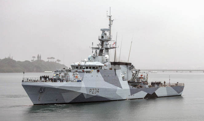 
					Kapal perang Inggris, HMS Spey (P234). (foto: Wikipedia)