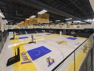 Pusat pelatihan LA Lakers di El Segundo, California.