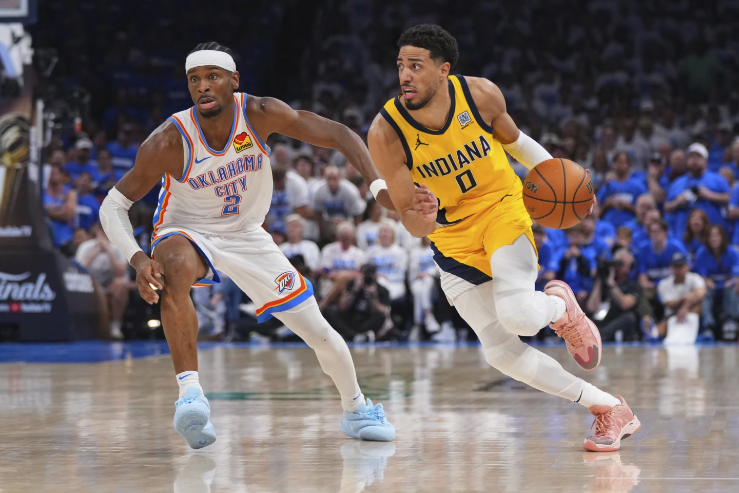 Thunder kalahkan Pacers 120-109 di game 5 Final NBA. Williams cetak 40 poin. Thunder unggul 3-2, butuh satu kemenangan lagi untuk juara.