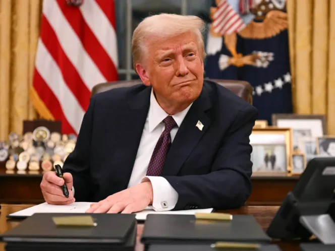 
					Presiden AS Donald Trump yang sedang menjalani masa jabatan kedua. (foto: AFP/Jim Watson)