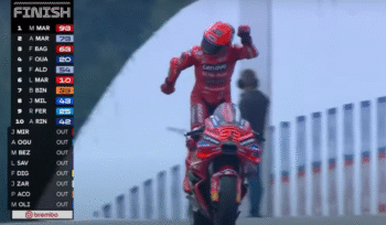 Marc Marquez menangi MotoGP Jerman 2025 di Sachsenring dan lampaui rekor Agostini dengan 69 kemenangan dari 200 start.