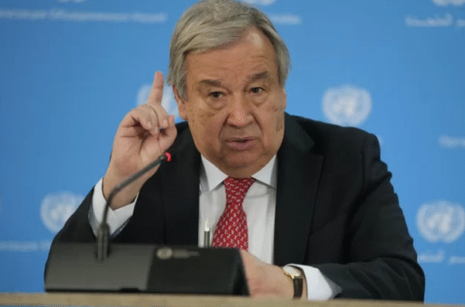 
					Sekretaris Jenderal Perserikatan Bangsa-Bangsa (PBB), Antonio Guterres.