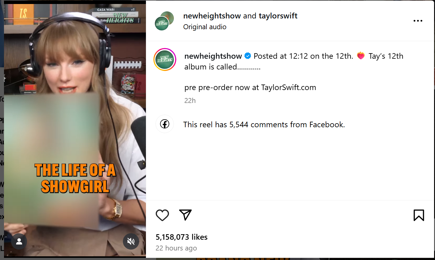 Taylor Swift umumkan album baru ke-12 'The Life of a Showgirl' lewat podcast bersama Travis Kelce. Simak tanggal rilis dan harganya di sini.