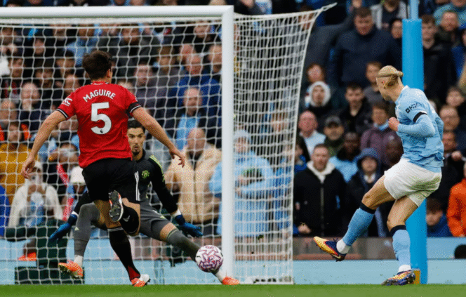 
					Haaland Borong Dua Gol, Manchester City Libas Manchester United 3-0