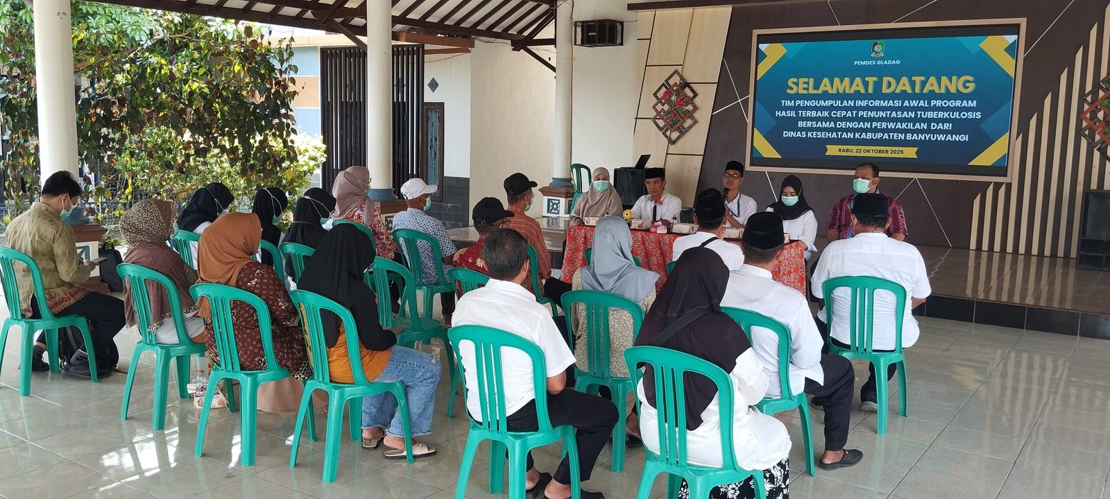 Pemdes Gladag Bersama Dinas Kesehatan Komitmen Percepat Penuntasan Penanganan Tuberkulosis