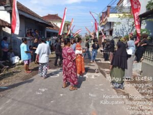 Semarak Lomba Agustusan di Desa Gladag, Warga Antusias Rayakan HUT RI ke-80