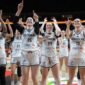 Jerman mengalahkan Korea Selatan 94-56 di Piala Dunia Basket Putri. Tuan rumah melaju ke perempat final dan akan menghadapi Belgia.