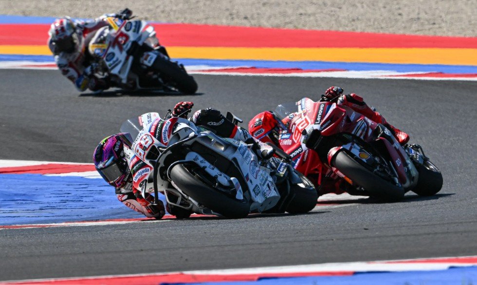 Jorge Martin dan Marc Marquez di MotoGP San Marino. Minggu, 13 September 2026. (MOTOGP.COM)