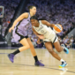 Gabby Williams saat Golden State Valkyries menghadapi Las Vegas Aces pada Game 1 semifinal WNBA 2026