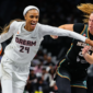 Atlanta Dream Menang atas New York Liberty menang game 1 semifinal WNBA 2026