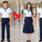 Siswi berjilbab di Azerbaijan memprotes aturan seragam sekolah negeri yang membatasi pakaian keagamaan.