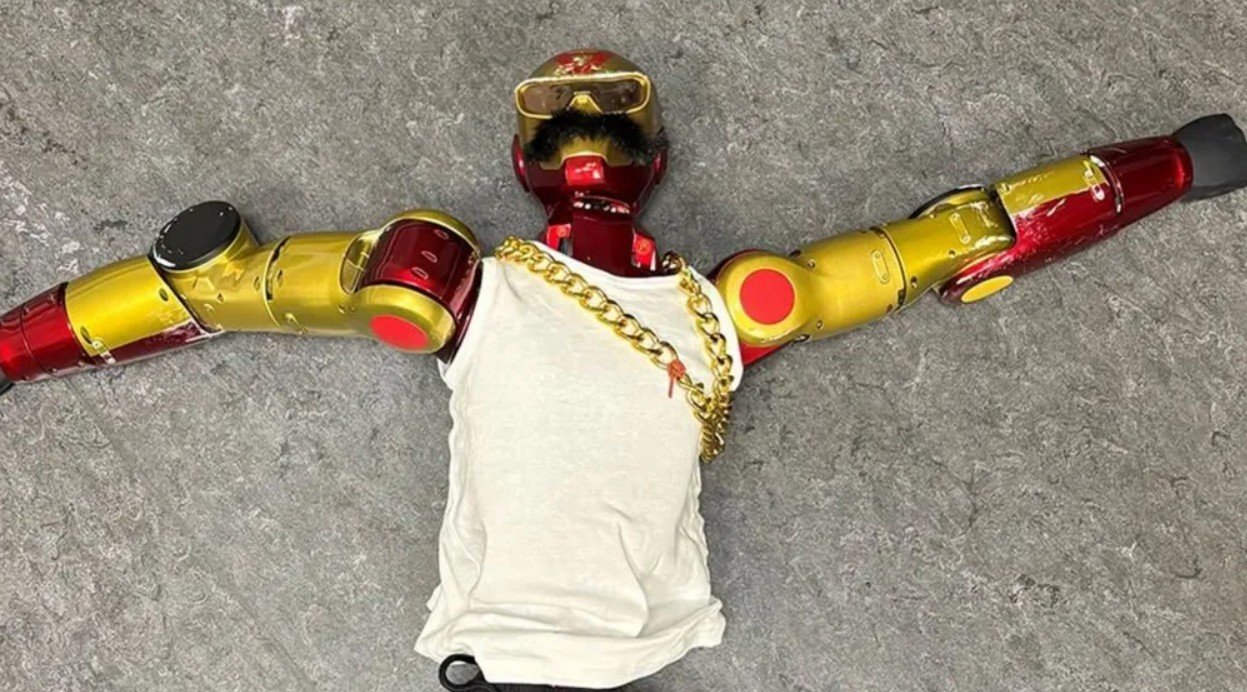 Robot yang disita oleh pihak Kepolisian Jerman.