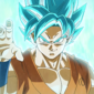 Goku dalam Dragon Ball Super: Beerus dengan transformasi Super Saiyan dan pertarungan melawan Beerus.