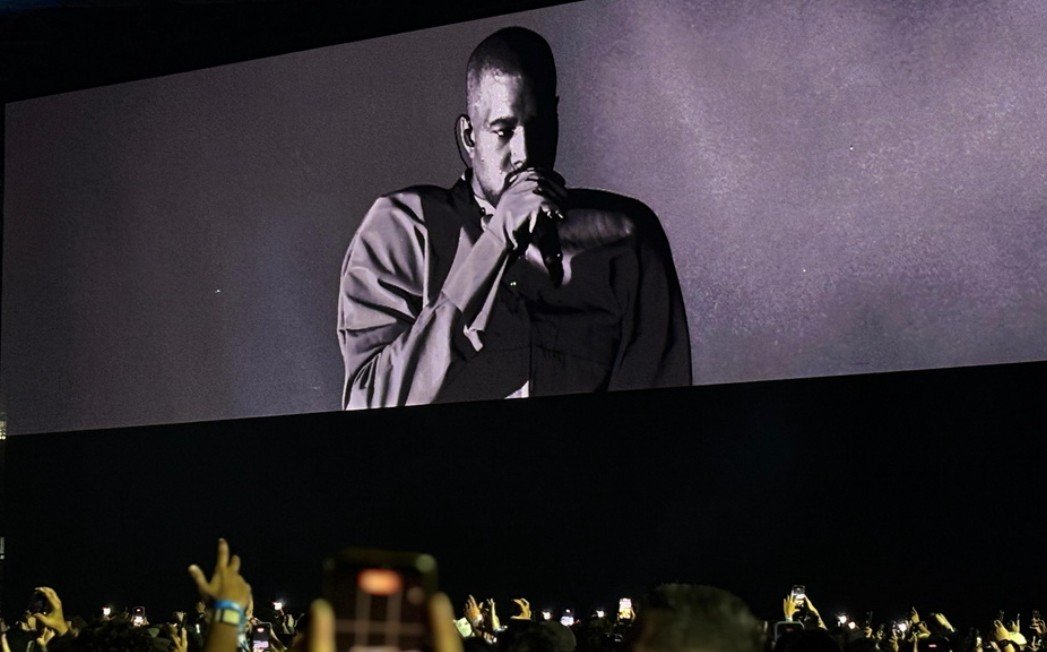 Konser Ye atau Kanye West di Stadion Utama Gelora Bung Karno, Jakarta.